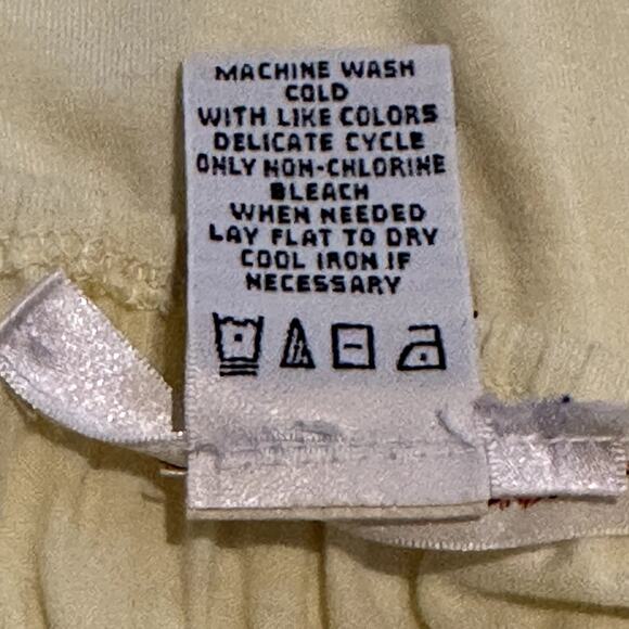 Studio M by Max Studio Yellow Off-the-Shoulder Short Sleeve Cottage Core S-M Top - Picture 6 of 6